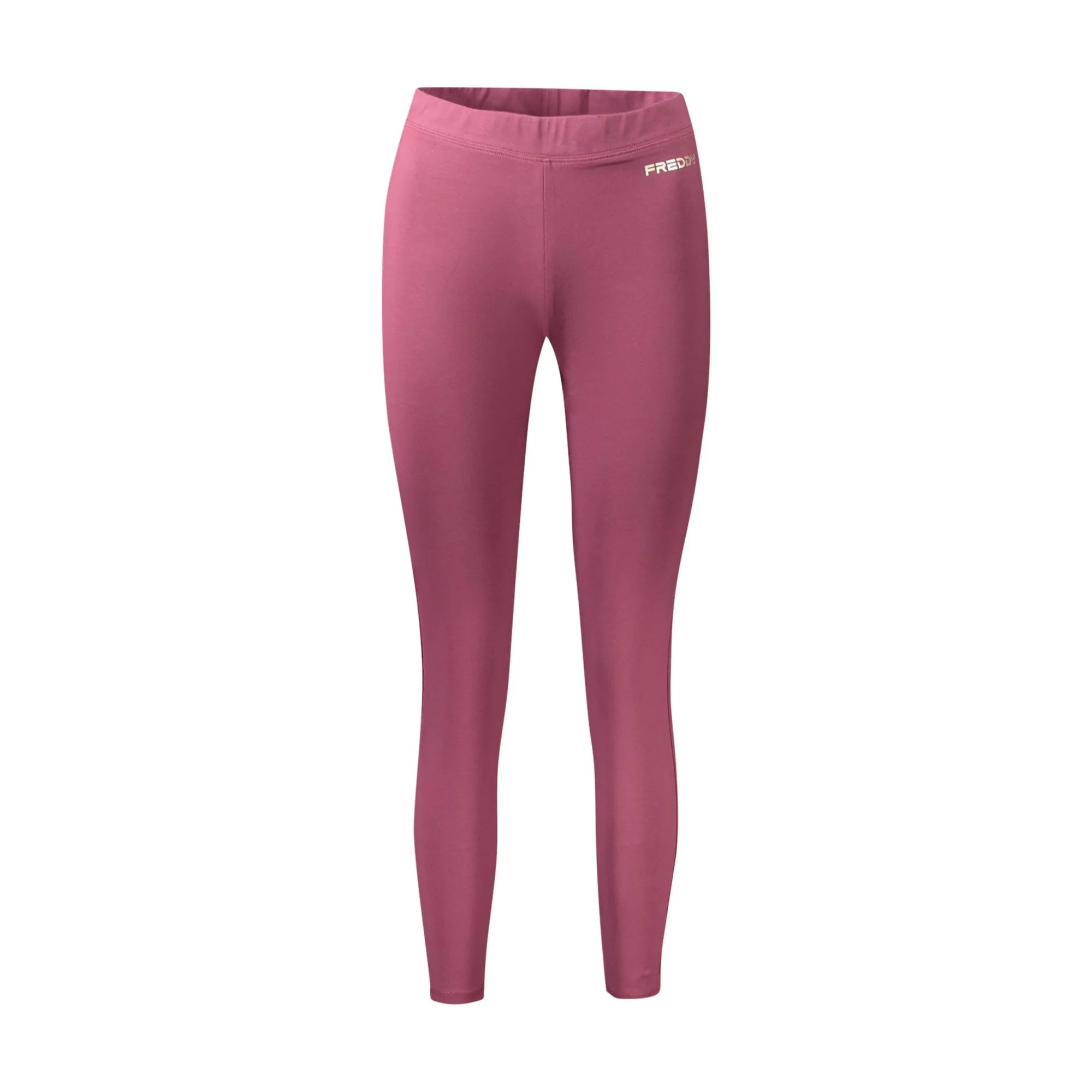 Freddy Pantaloni Leggins Donna Viola Stampa Logo - foto prodotto